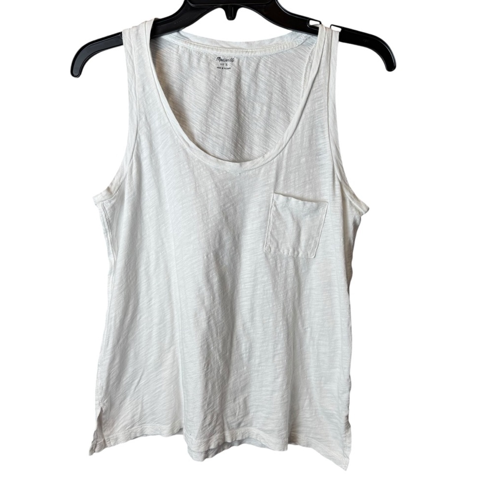 Madewell Whisper Cotton Scoopneck Tank Top J0672
